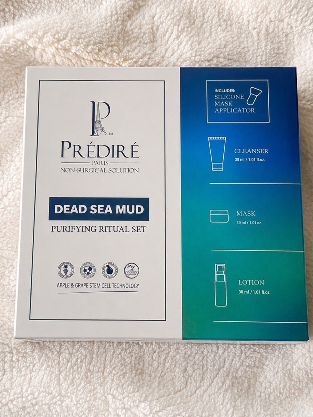 Dead Sea Mud Purifying Ritual Set - Blue/Teal